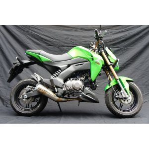 画像: KAWASAKI Z125 PRO TRエキゾーストシステムMINI 月光メガホン